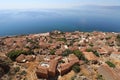 Aerial of Town of Monemvasia